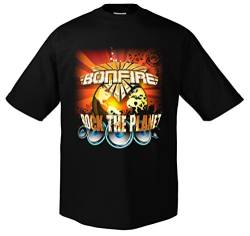 Bonfire Rock The Planet T-Shirt XL von Art Worx