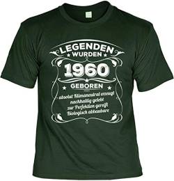 Art & Detail Shirt Geburtstag Sprüche Tshirt Legenden wurden 1960 Geboren - mit neuen Motiven 2020 von Art & Detail Shirt