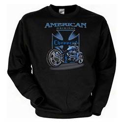 Biker Sweat-Shirt - Motorrad American original Choppers - Langarm-Shirt für echte Kerle von Art & Detail Shirt