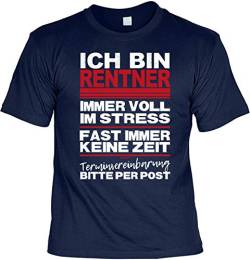 Lustige Rentner Sprüche Fun Tshirt - Seine Majestät Der Rentner betritt den Raum - Pensionär Shirt von Art & Detail Shirt