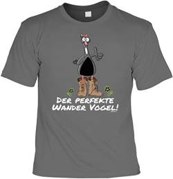 Lustige Sprüche Fun Tshirt - Der Perfekte Wander Vogel! mit Motiv-Druck von Art & Detail Shirt
