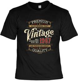 Lustige Sprüche Fun Tshirt Premium Alles Original Vintage seit 1967 - Geburtstag Tshirt mit Urkunde! von Art & Detail Shirt