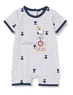 Artesania Cerda Baby-Jungen Pelele Single Jersey Snoopy Strampler, Grau (Gris C13), One Size (Herstellergröße: 3M) von Artesania Cerda