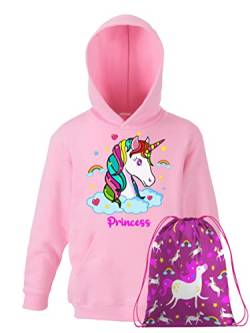 Artexia Kapuzenpullover Für Mädchen Baumwolle Hoodie Mädchen Und Kleine Mädchen Geschenkidee Sweatshirt mädchen Pullover Teenager Mädchen (DE/NL/SE/PL, Alter, 9 Jahre, 11 Jahre, Regular, Rose) von Artexia