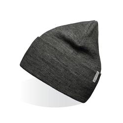 Artexia Mütze Herren und Mütze Damen Ökologisch aus Polywolle Beanie Mütze Unisex Wintermütze Strickmütze (Grau Melange Dunkel) von Artexia