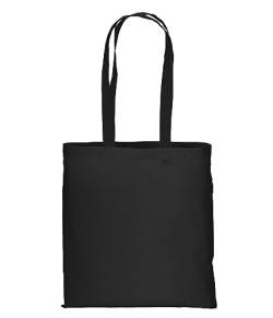 Artexia Stoffbeutel Zum Bemalen Stofftasche Weiß Baumwolltasche Lange Henkel Jutebeutel Baumwolltaschen (5 Pack, Schwartz) von Artexia