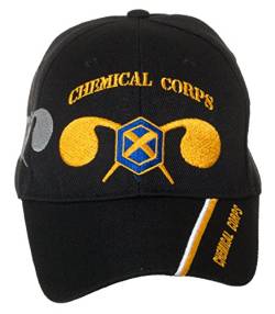 Artisan Owl Offiziell lizenzierte US Army Chemical Corps Baseball Cap bestickt Schwarz von Artisan Owl