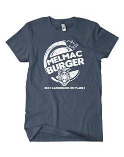 Alf Melmac Burger T-Shirt M2, Farbe: Denim, Größe: XL von Artshirt Factory