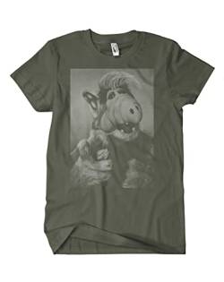 Alf T-Shirt, Farbe: Khaki, Größe: S von Artshirt Factory