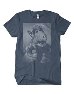Artshirt Alf T-Shirt, Farbe: Denim, Größe: XXL von Artshirt Factory