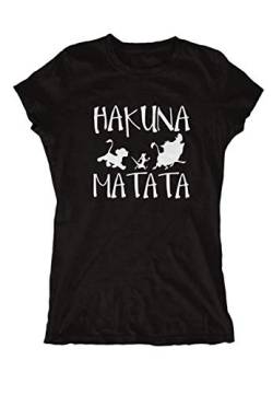 Artshirt Factory Hakuna Matata Girlie M2, Größe: M, Farbe: Schwarz von Artshirt Factory