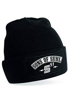 Artshirt Factory Sons of Suhl S51 Beanie, Farbe: Schwarz von Artshirt Factory