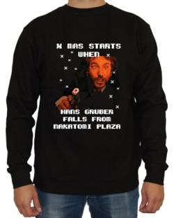 Artshirt Factory X Mas Starts Sweater, Farbe: Schwarz, Größe: 2XL von Artshirt Factory