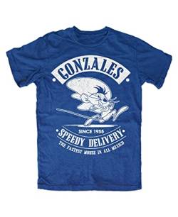 Gonzales Delivery T-Shirt Blau, Größe: M von Artshirt Factory