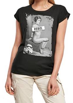 Leia Rebel Loose Girlie, Farbe: Schwarz, Größe: L von Artshirt Factory