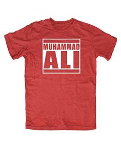 Muhammad Ali Boxing T-Shirt Run DMC (M, Rot) von Artshirt-Factory