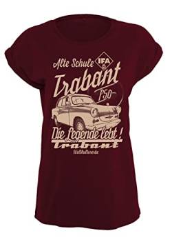 Trabant Legende P50 Loose Girlie M2, Farbe: Burgund, Größe: S von Artshirt Factory