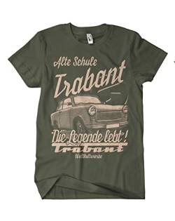 Trabant Legende T-Shirt, Farbe: Olive, Größe: XL von Artshirt Factory