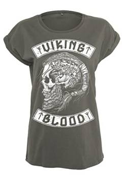 Viking Blood Loose Girlie M1, Farbe: Olive, Größe: S von Artshirt Factory