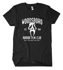 Woodsboro Horror Film Club T-Shirt, Farbe: Schwarz, Größe: M von Artshirt Factory