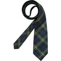 Ascot Herren Krawatte blau Seide mit Karos von Ascot