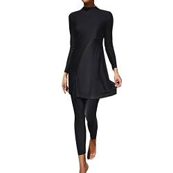 Zweiteilig Badeanzug Damen Muslimische Bademode 2 Stück Set Swimsuits Frauen Sommer Burkini Muslimische Weibliche Modest Islamischer Badeanzug Beachwear Naher Osten Plus Size Badeanzug Burkini von Ashleyzj