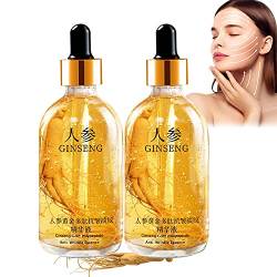 Ginseng Gold Polypeptide Anti-Ageing Essence,Ginseng Gold Polypeptide Anti-Wrinkle Essence,Gold Ginseng Face Essence,Ginseng Serum Korean Anti Aging for All Skin Types (2 Pcs) von Ashopfun