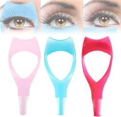 Mascara Shield Applicator Guard,3 in 1 Eyelashes Tools Mascara Shield Applicator Guard,Eyelash Tool Upper Lower Eye Lash Mascara Guard Applicator,Eyelash Guide for Makeup Beginner (Mixed*3) von Ashopfun