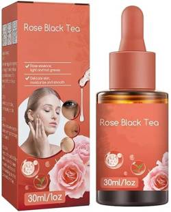 Rose Black Tea Squalane Essential Oil,Anti-aging Anti-wrinkle Serum Moisturising Serum,Organic Rose Phyto Facial Oil,Pore Shrink Face Serum Hyaluronic Acid Moist (1pcs) von Ashopfun