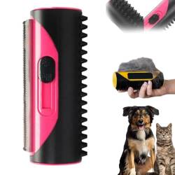 Silkybrush Ultimate Grooming Bundle,Self Cleaning Dog Grooming Brush,3 In 1 Deshedding Undercoat & Fur Brush,Dog Brush for Shedding,Pet Hair Remover,Silky Hair Brush for Pet Hair Cleaning (Pink) von Ashopfun