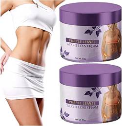 Zakdavi Kenianische lila Blätter Gewichtsverlustcreme, Fettverbrennungscreme, Anti-Cellulite-Creme, heiße Creme, Fettverbrenner, für Frauen, Bauch, Beine, Bauch, Arme, Gesäß (2 Stück) von Ashopfun