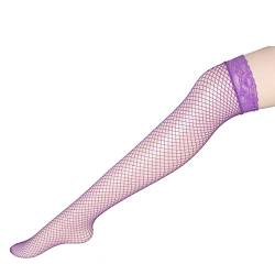 Asija Halterlose Strimpfe Damen Sexy Damen Netzstrümpfe Spitze Fischernetz Strumpfhosen Strapse Suspender Socken Transparente Strümpfe Netzstrumpfhosen von Asija