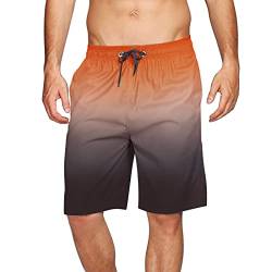 Asija Herren Badehose Schnelltrocknend Badeshorts Kurzen Strandhose Sporthose Schwimmhose mit Meshfutter Navy Schwarz Men's Shorts Energy von Asija