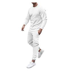 Asija Trainingsanzug Herren Jogginganzug für Männer Langarm Sportanzug Freizeitanzug Set Jogginghose Sweatshirt Hoodie Hose für Gym Fitness Sportbekleidung Trainingsjacke Sportjacke Tracksuit von Asija