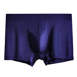 Herren Unterhosen Baumwolle Herren Eisseide Unterwäsche, Seamless Underwear Ultra Dünn Eisseide Seamless Underwear Breathable Quick Dry Underwear for Men Unterwäsche Herren Lässige, atmungsaktive von Asija