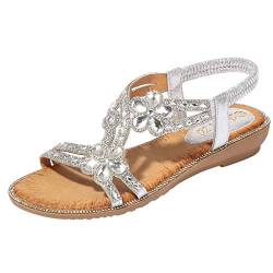 Orthopädische SandalenDamen Plattform Sommer Keilsandalen Pantoletten Sandaletten Elegant Casual Muffin-Sandalen Römersandalen Sommerschuhe Atmungsaktive Schuhe Plateau Sandals plateau schuhe damen von Asija