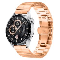 22 mm Armband, kompatibel mit Samsung Galaxy Watch 3 Band 45 mm/Galaxy Watch (46 mm) SM-R800/Gear S3 Classic Smartwatch SM-R770, verstellbares Sport- und Fitness-Metallarmband für Damen und Herren, 22 von AsohsEN