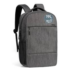 AspenSport Rucksack 19L grau meliert I stabiler Tagesrucksack I wasserabweisender Rucksack mit Reißverschluss I verstellbarer Backpack I ergonomischer Allround-Rucksack für Damen & Herren von AspenSport