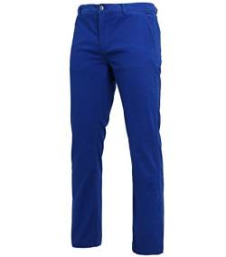 Asquith Fox Herren Chino Summer Regular Cotton Classic Hose, Blau (Königsblau), 34W / 34L von Asquith Fox