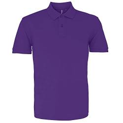 Asquith & Fox Herren Asquith and Fox Men's Polo Poloshirt, Violett (Purple 000), XXXX-Large von Asquith & Fox