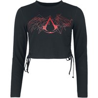 Assassin's Creed - Gaming Langarmshirt - Logo - L bis XXL - für Damen - Größe L - schwarz  - EMP exklusives Merchandise! von Assassin's Creed