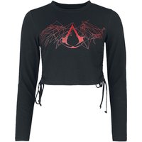 Assassin's Creed - Gaming Langarmshirt - Logo - L bis XXL - für Damen - Größe XXL - schwarz  - EMP exklusives Merchandise! von Assassin's Creed