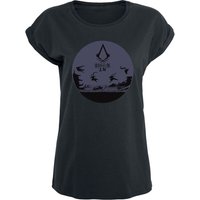 Assassin's Creed - Gaming T-Shirt - Dynasty - Circle - M bis XL - für Damen - Größe L - schwarz  - EMP exklusives Merchandise! von Assassin's Creed