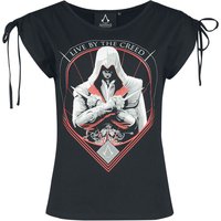 Assassin's Creed - Gaming T-Shirt - Ezio - S bis XXL - für Damen - Größe L - schwarz  - EMP exklusives Merchandise! von Assassin's Creed