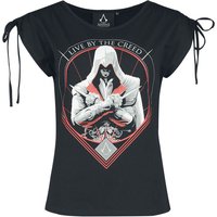 Assassin's Creed - Gaming T-Shirt - Ezio - S bis XXL - für Damen - Größe M - schwarz  - EMP exklusives Merchandise! von Assassin's Creed