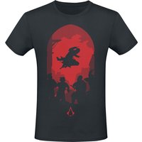 Assassin's Creed - Gaming T-Shirt - Jump - S bis XXL - für Männer - Größe M - schwarz  - EMP exklusives Merchandise! von Assassin's Creed