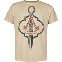 Assassin's Creed - Gaming T-Shirt - Mirage - Crest - S bis XXL - für Männer - Größe M - beige  - EMP exklusives Merchandise! von Assassin's Creed