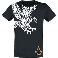 Assassin's Creed - Gaming T-Shirt - Mirage - Eagle - S bis M - für Männer - Größe M - schwarz von Assassin's Creed