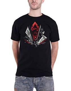 Assassins Creed Herren T-Shirt Legacy Eagle Dive Baumwolle schwarz - XXL von Assassin's Creed