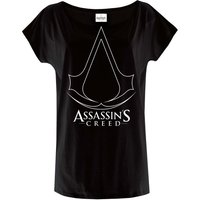 Assassins Creed Symbol Damen Loose-Shirt schwarz von Assassins Creed